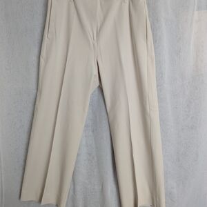 Banana Republic Cream Wide Leg Pants